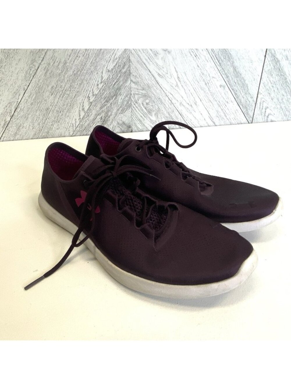 Under Armour Speedform Running Shoes Womens US 10.5 Purple Pink Sneakers